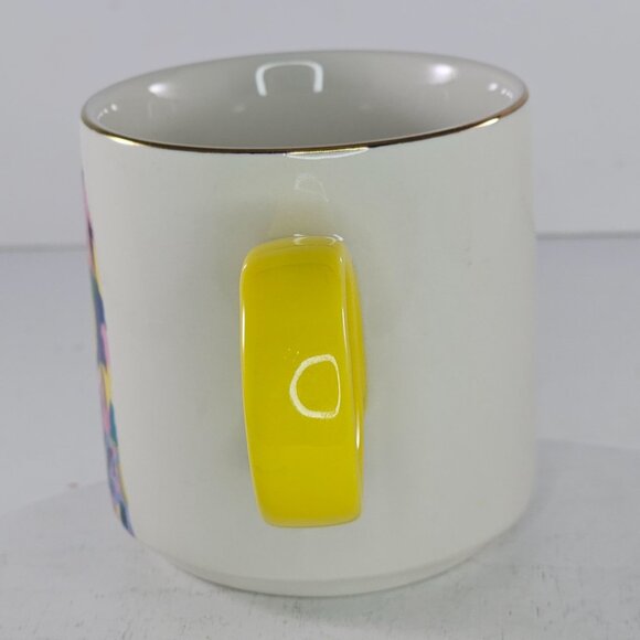 Tabitha Brown Stoneware Mug Colorful Doodle Dog - Picture 4 of 8